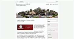 Desktop Screenshot of capers.org